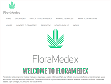 Tablet Screenshot of floramedex.com